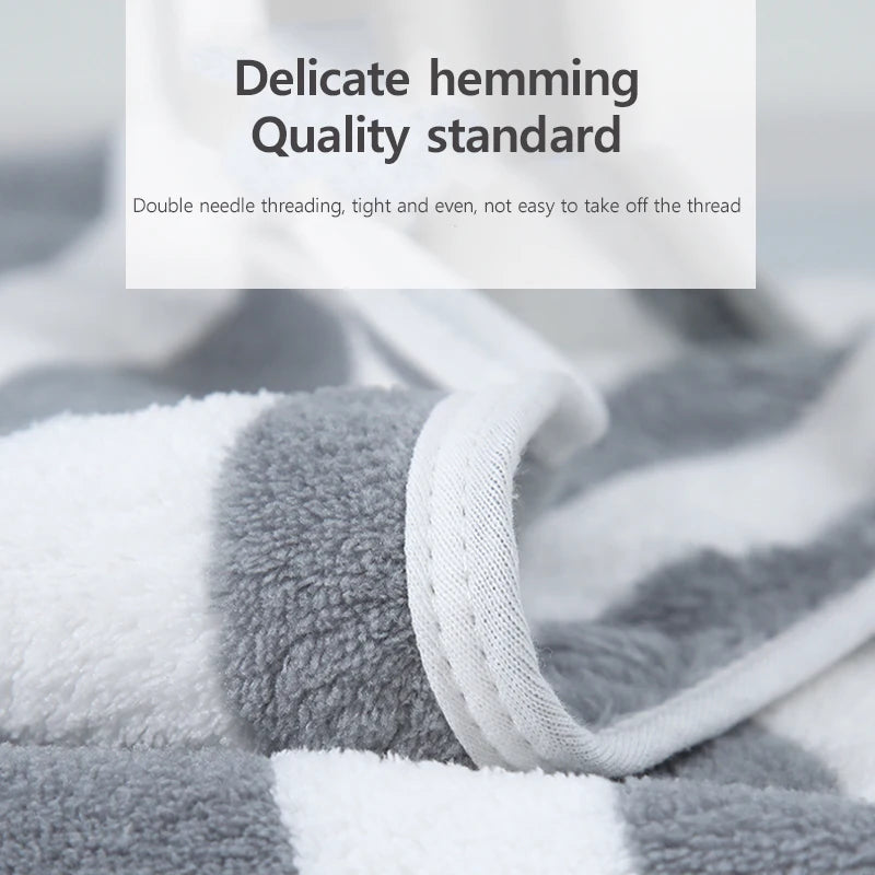 Thickened Absorbent Bath Towel - Soft Face Towel for Home Use