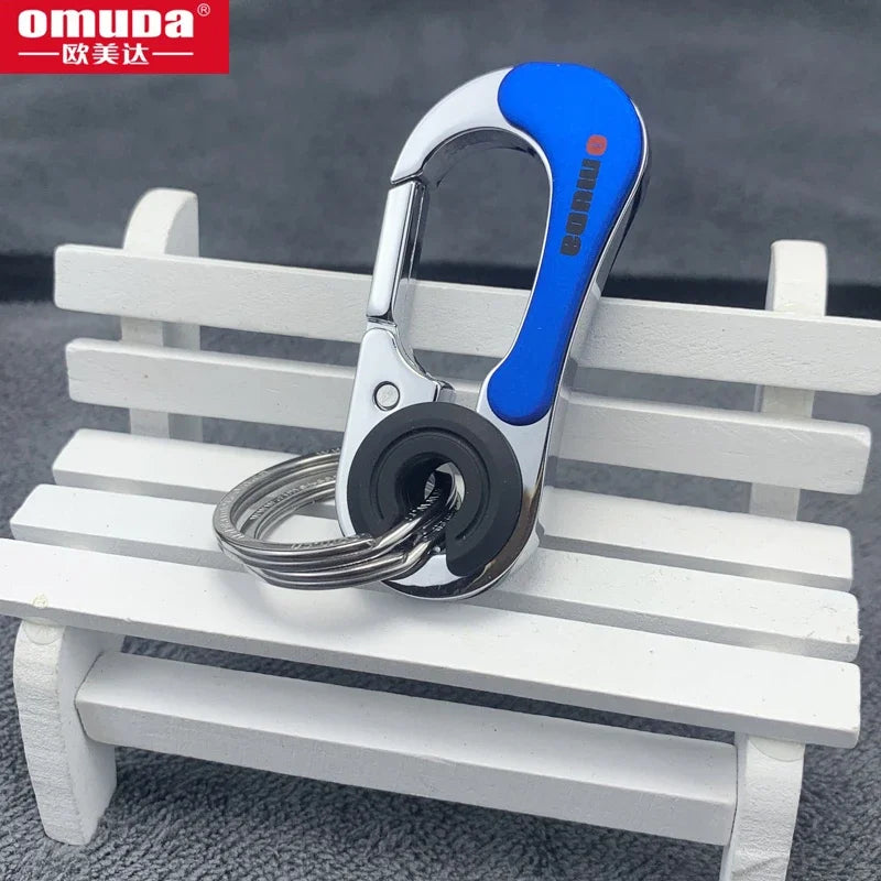 Men's Fashion Metal Key Chain - Stylish Key Holder and Keyring for Car Accessories and Birthday Gifts
