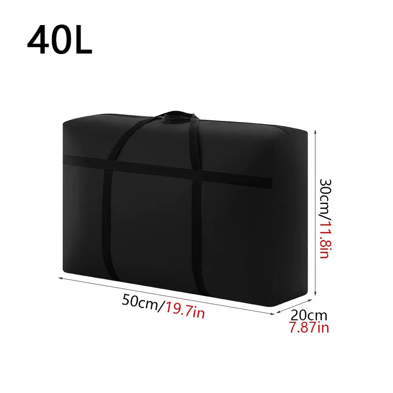 Extra Large Waterproof Travel and Storage Bag - Foldable Luggage, Laundry, and Quilt Organizer with High Capacity
