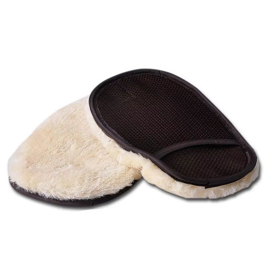 Microfiber Wool Soft Auto Washing Glove for Car and Motorcycle Care