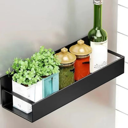 Magnetic Storage Shelf Set for Kitchen and Laundry Appliances, Versatile Hanging Storage Solution