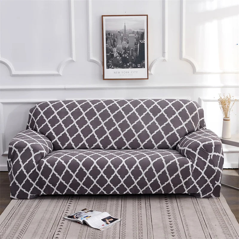 Contemporary Elastic Sofa Covers for Sectional and Corner Sofas - Slipcovers for 1/2/3/4 Seater Couch and Chair Protection