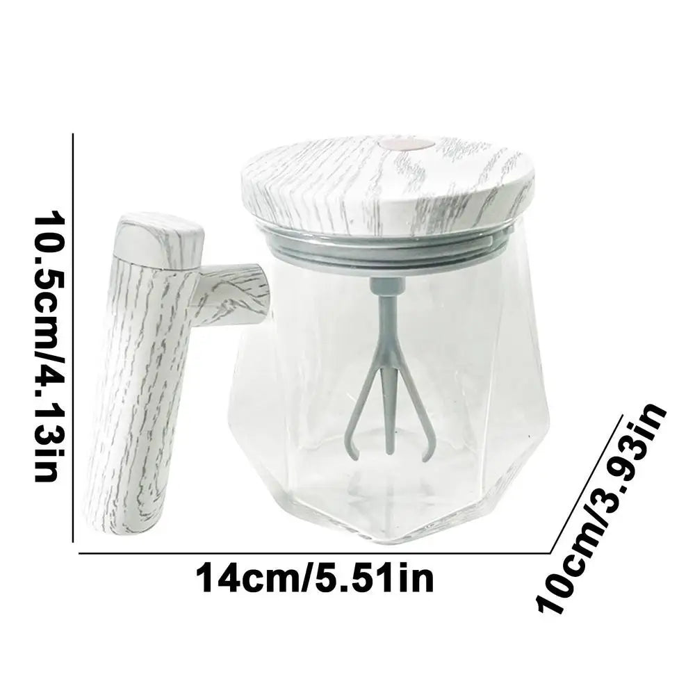 400ML Electric Self-Stirring Coffee Mug - Portable Automatic Stirring Cup for Office Use, Ideal for Milk and Cocoa