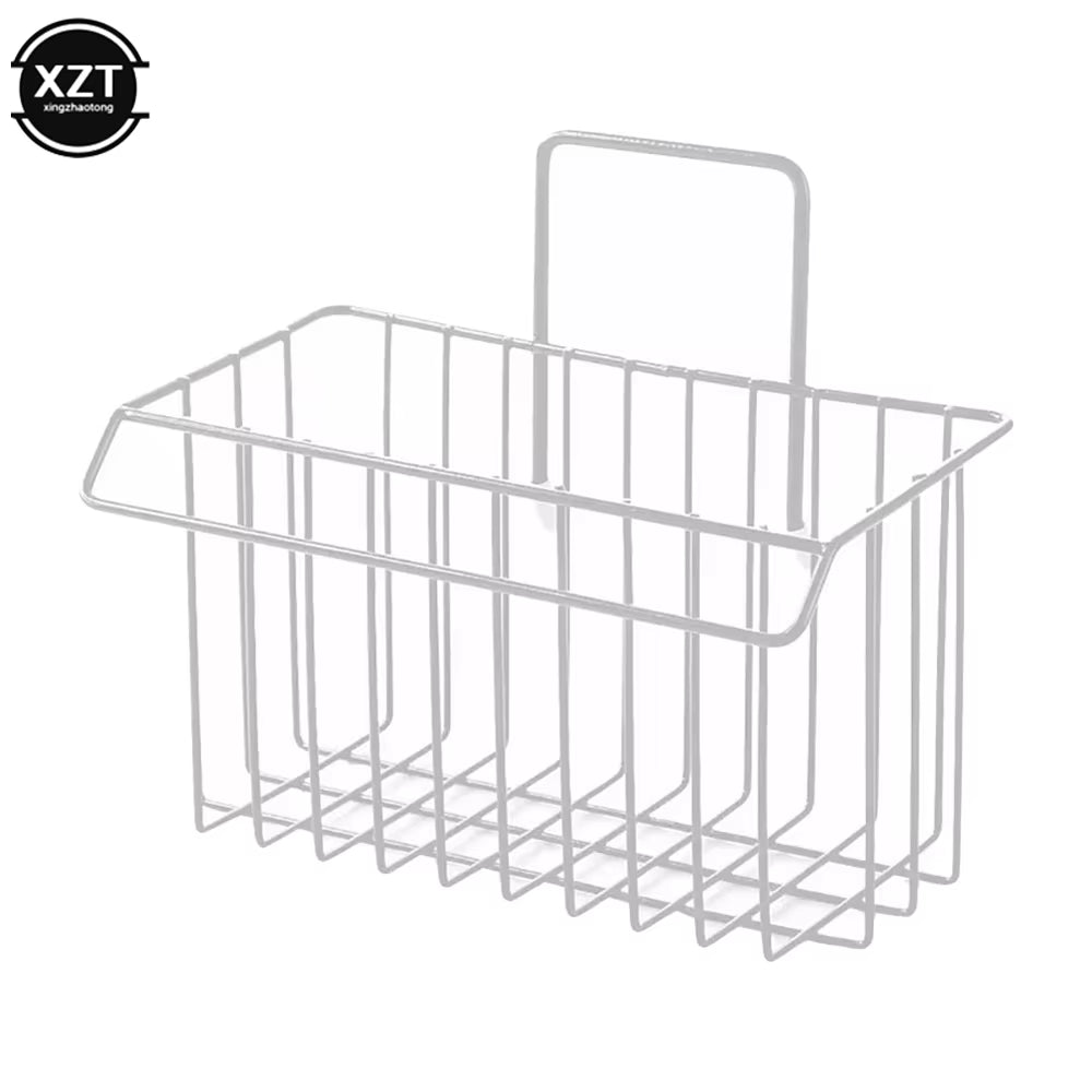 Hanging Storage Holder for Kitchen and Bathroom - Multifunctional Dish Cloth, Sponge, and Towel Organizer with Drain Rack