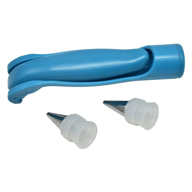 Professional Pastry Icing Pen with Nozzle Tips for Cake Decorating and Fondant Application - Kitchen Accessory for Muffins and Desserts