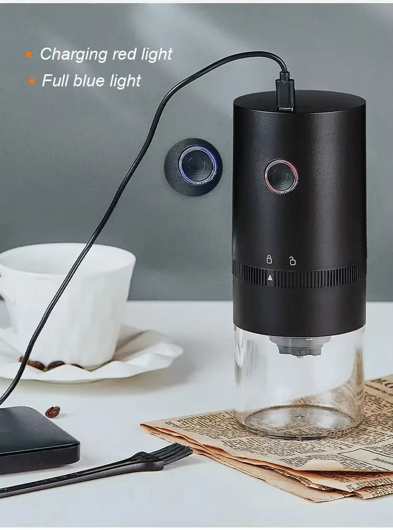 Wireless Electric Coffee Maker with Built-In Rechargeable Battery for Outdoor and Travel Use