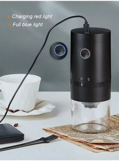 Wireless Electric Coffee Maker with Built-In Rechargeable Battery for Outdoor and Travel Use