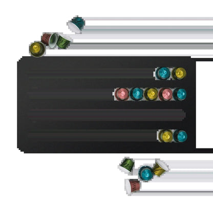 Nespresso Coffee Capsule Holder - Rotatable Tower Rack for 24/40 Pods Storage