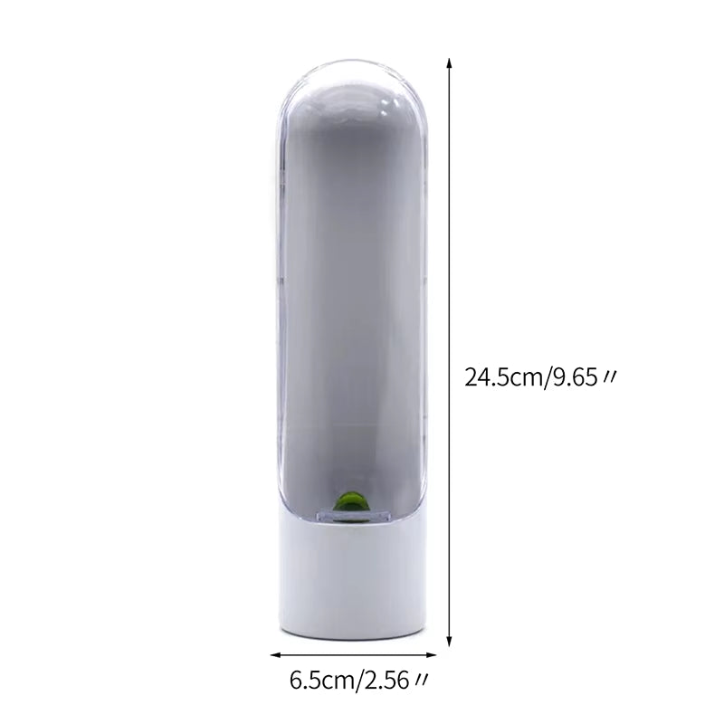 Fresh Herb Preservation Bottle - Vanilla Vegetable Storage Container for Kitchen Use