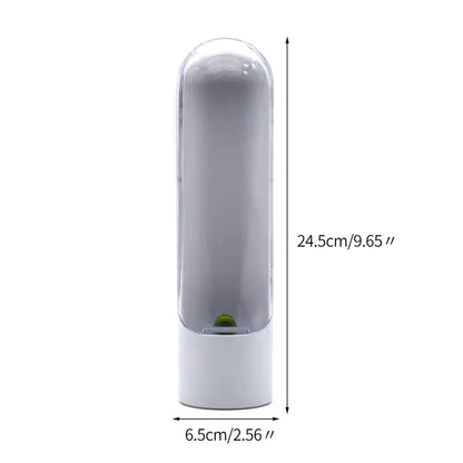 Fresh Herb Preservation Bottle - Vanilla Vegetable Storage Container for Kitchen Use