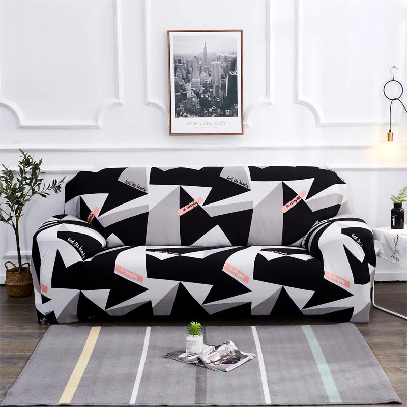 Contemporary Elastic Sofa Covers for Sectional and Corner Sofas - Slipcovers for 1/2/3/4 Seater Couch and Chair Protection