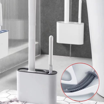 Wall-Mounted Toilet Cleaning Set with Corner-Free Brush for Comprehensive Household Hygiene