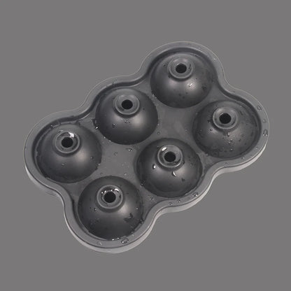 Silicone Ice Sphere Mold - Set of 6, 4cm Round Ice Balls for Entertaining and Beverage Service