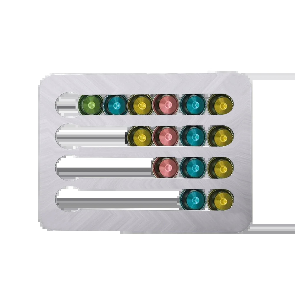 Nespresso Coffee Capsule Holder - Rotatable Tower Rack for 24/40 Pods Storage