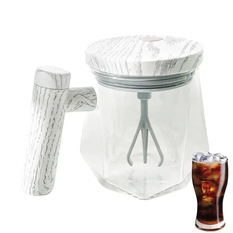 400ML Electric Self-Stirring Coffee Mug - Portable Automatic Stirring Cup for Office Use, Ideal for Milk and Cocoa