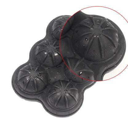 Silicone Ice Sphere Mold - Set of 6, 4cm Round Ice Balls for Entertaining and Beverage Service