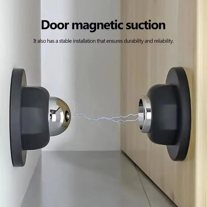 Silicone Magnetic Door Stopper with Mute Function and Anti-Collision Design for Hotels and Households