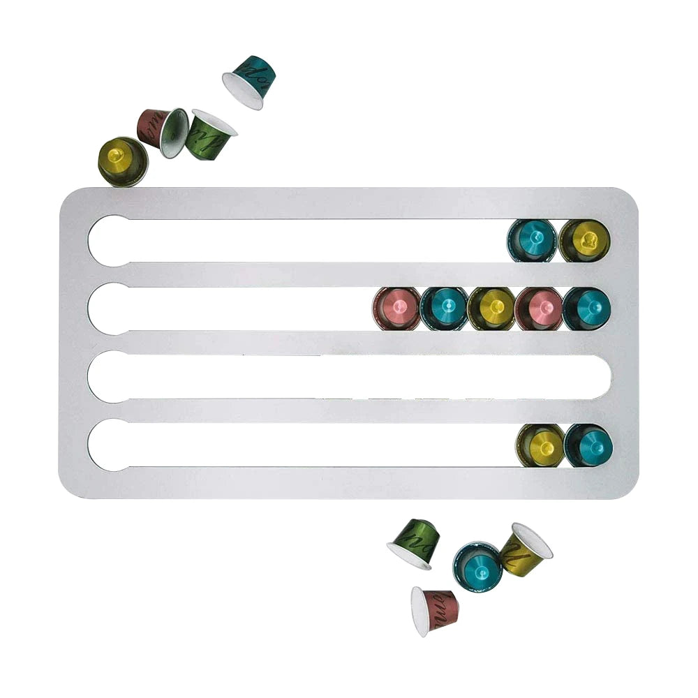Nespresso Coffee Capsule Holder - Rotatable Tower Rack for 24/40 Pods Storage