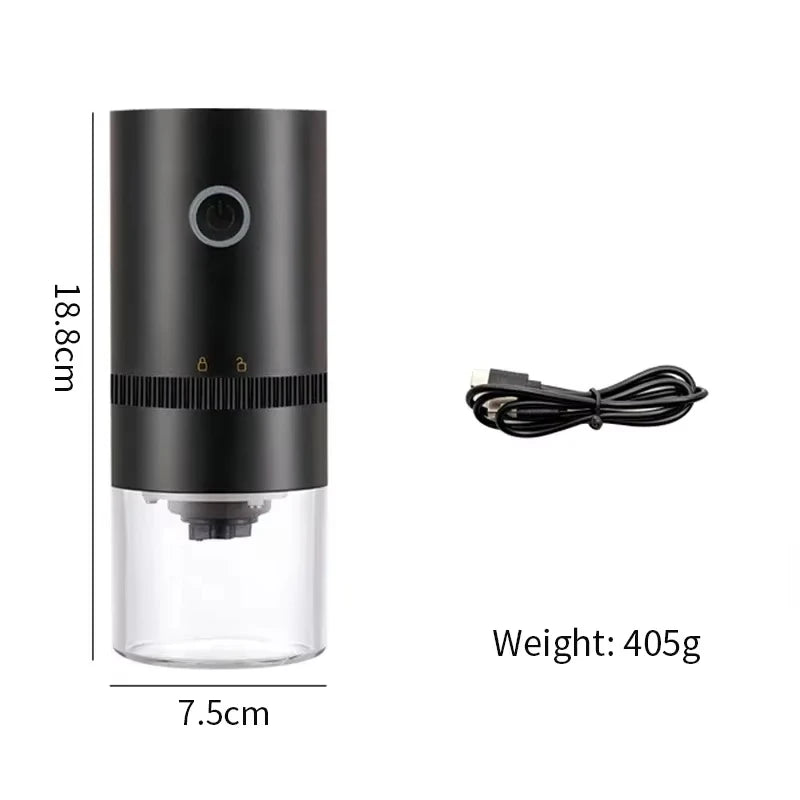 Wireless Electric Coffee Maker with Built-In Rechargeable Battery for Outdoor and Travel Use