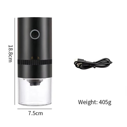 Wireless Electric Coffee Maker with Built-In Rechargeable Battery for Outdoor and Travel Use