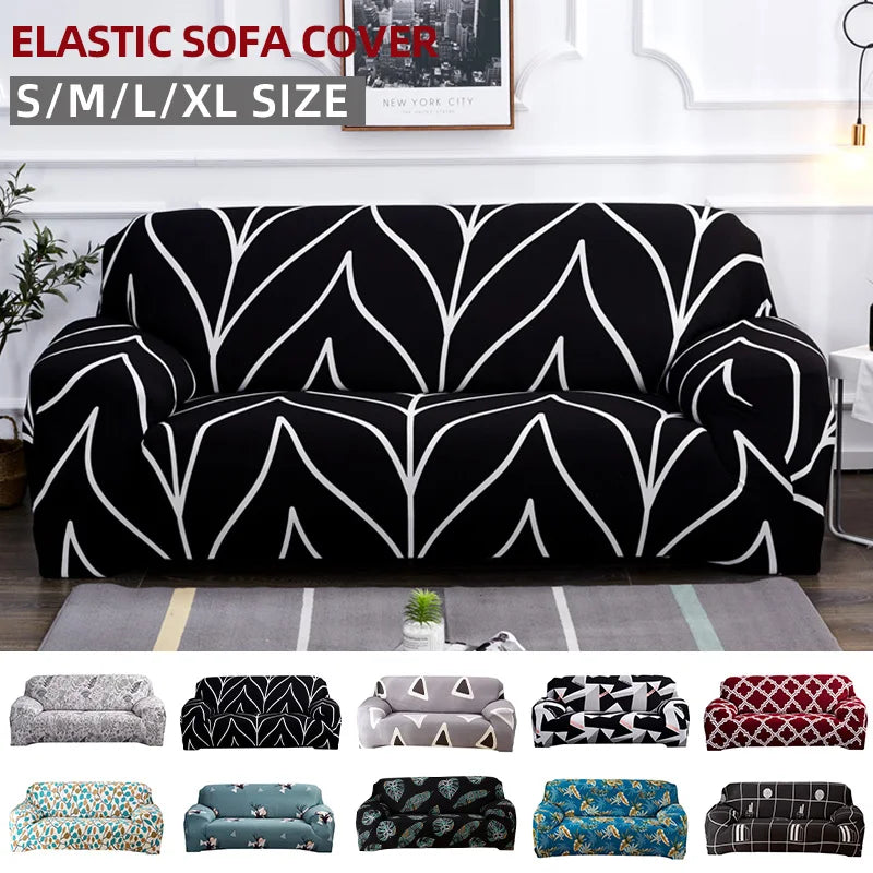Contemporary Elastic Sofa Covers for Sectional and Corner Sofas - Slipcovers for 1/2/3/4 Seater Couch and Chair Protection