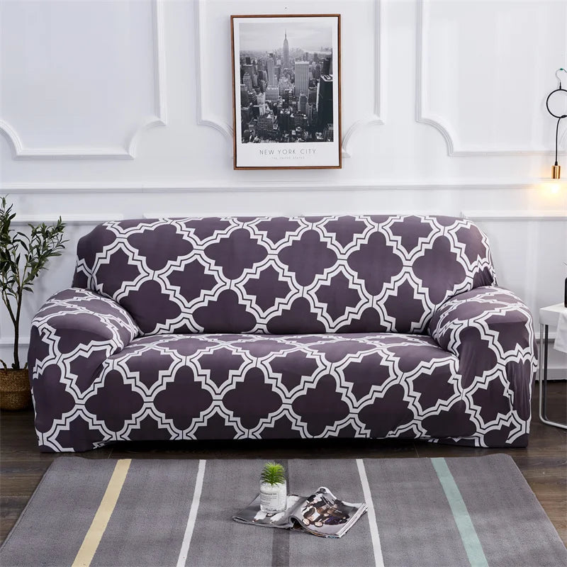 Contemporary Elastic Sofa Covers for Sectional and Corner Sofas - Slipcovers for 1/2/3/4 Seater Couch and Chair Protection