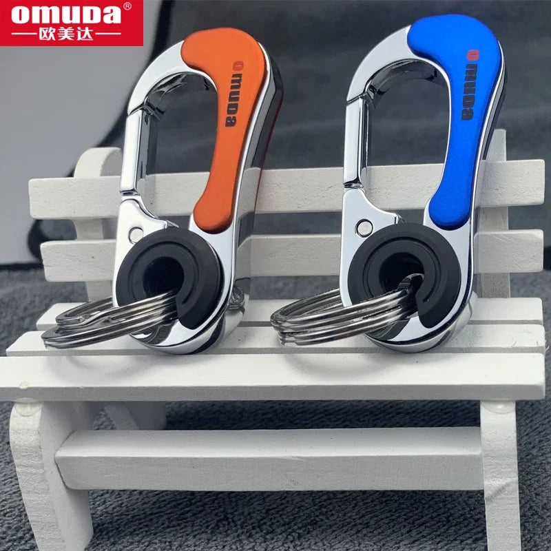 Men's Fashion Metal Key Chain - Stylish Key Holder and Keyring for Car Accessories and Birthday Gifts