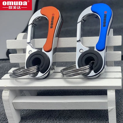 Men's Fashion Metal Key Chain - Stylish Key Holder and Keyring for Car Accessories and Birthday Gifts