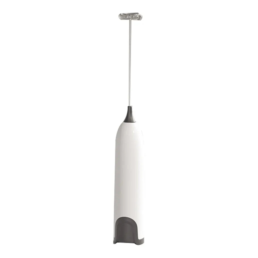 Electric Milk Frother and Whisk Mixer for Coffee, Cappuccino, and Creamer Preparation