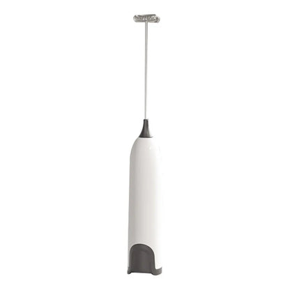 Electric Milk Frother and Whisk Mixer for Coffee, Cappuccino, and Creamer Preparation