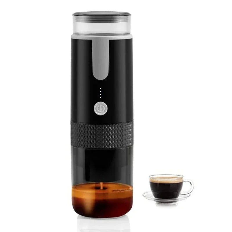 Electric Coffee Maker: Versatile Capsule and Ground Coffee Brewer for On-the-Go Use