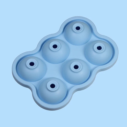 Silicone Ice Sphere Mold - Set of 6, 4cm Round Ice Balls for Entertaining and Beverage Service