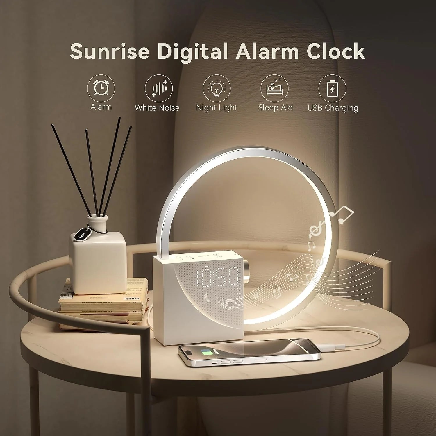 5-in-1 Sound Machine and Sunrise Alarm Clock