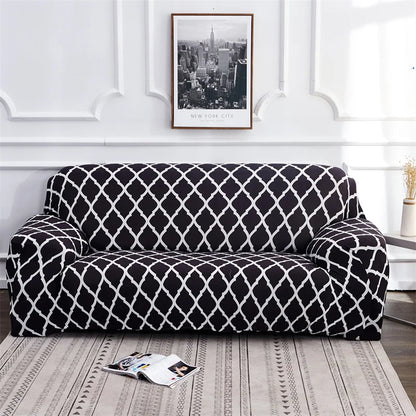 Contemporary Elastic Sofa Covers for Sectional and Corner Sofas - Slipcovers for 1/2/3/4 Seater Couch and Chair Protection