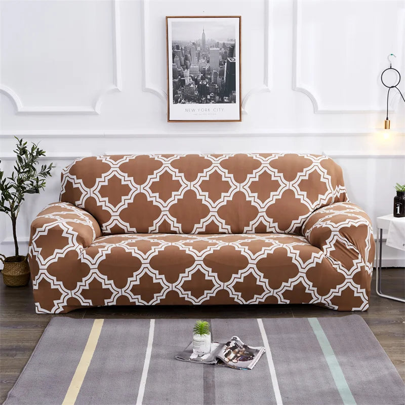 Contemporary Elastic Sofa Covers for Sectional and Corner Sofas - Slipcovers for 1/2/3/4 Seater Couch and Chair Protection