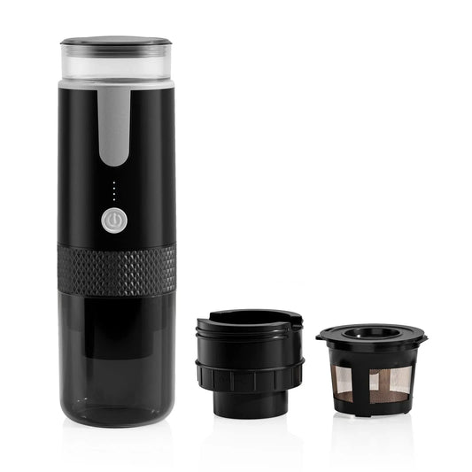 Electric Coffee Maker: Versatile Capsule and Ground Coffee Brewer for On-the-Go Use
