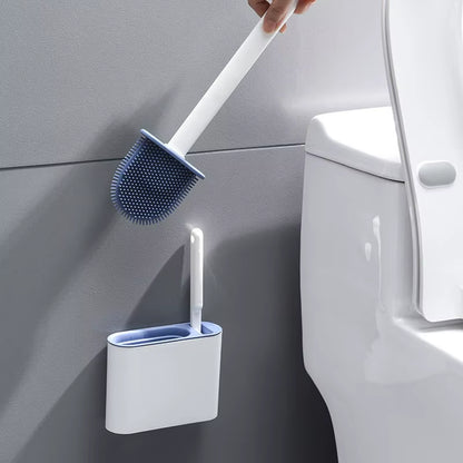 Wall-Mounted Toilet Cleaning Set with Corner-Free Brush for Comprehensive Household Hygiene