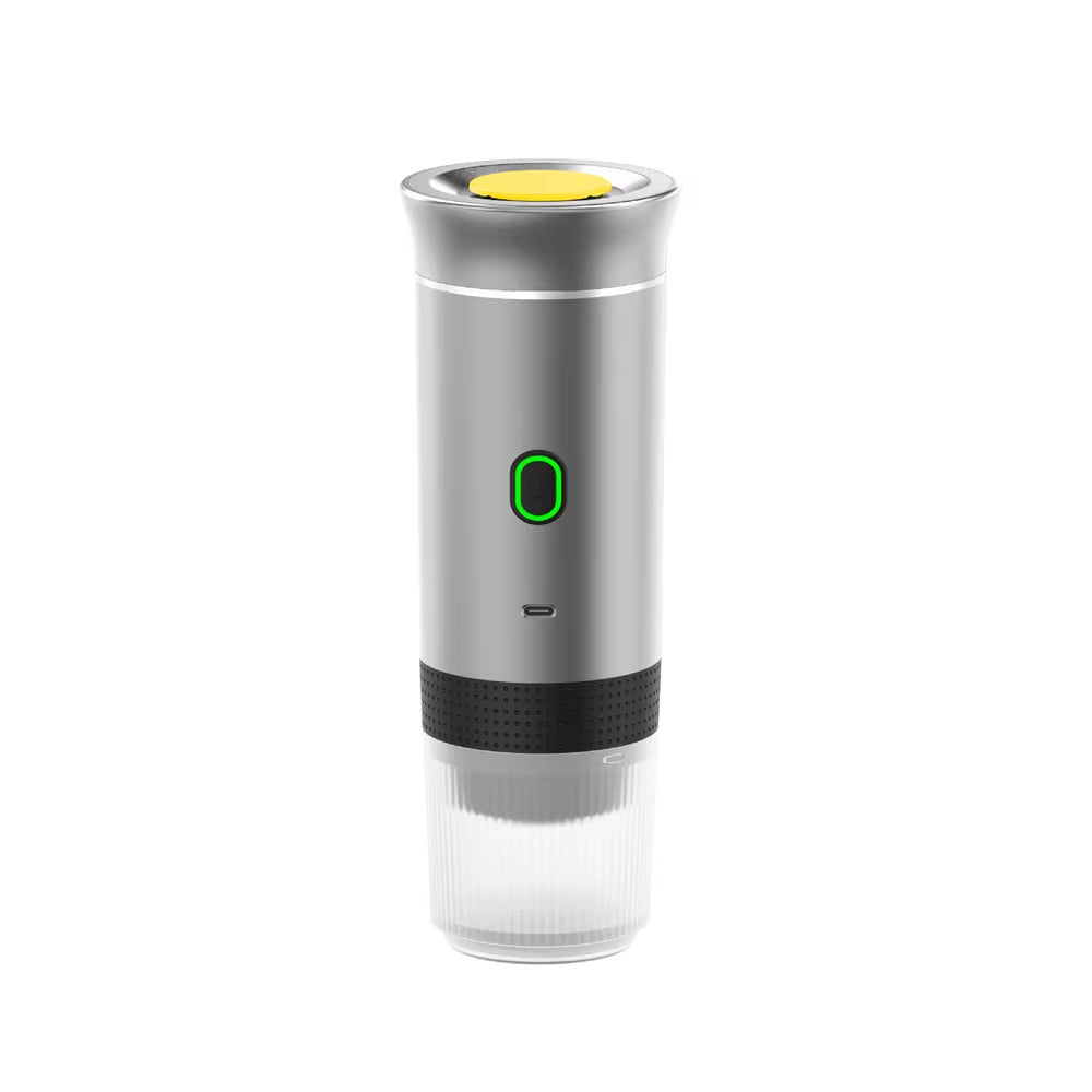 Multifunctional Portable Espresso Machine with Wireless Heating and Capsule Compatibility
