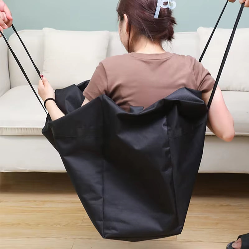 Extra Large Waterproof Travel and Storage Bag - Foldable Luggage, Laundry, and Quilt Organizer with High Capacity